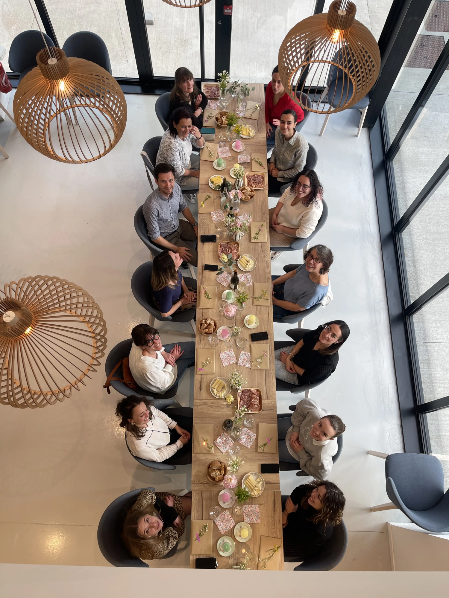 Atelier en entreprise autour d’un repas